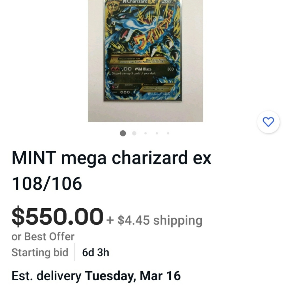 Mega Charizard. 108/106